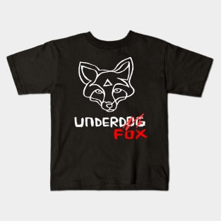 Fox Humor, Underfox Vs Underdog, Funny Fox Joke Kids T-Shirt